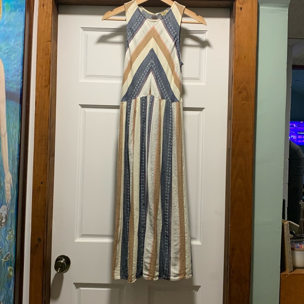 100% Cotton Patterned Maxi Dress - Picture 2 of 5